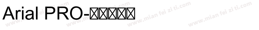 Arial PRO字体转换